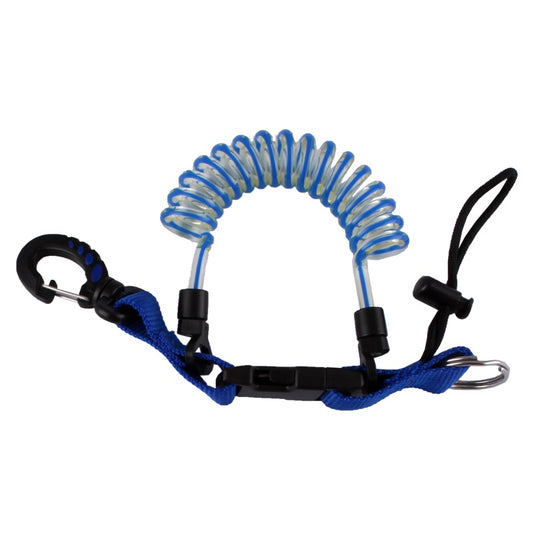 OceanPro Coiled Lanyard - Black