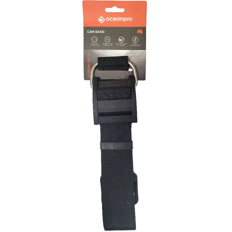 OceanPro Delrin buckle BCD cam band shown from an alternate angle.