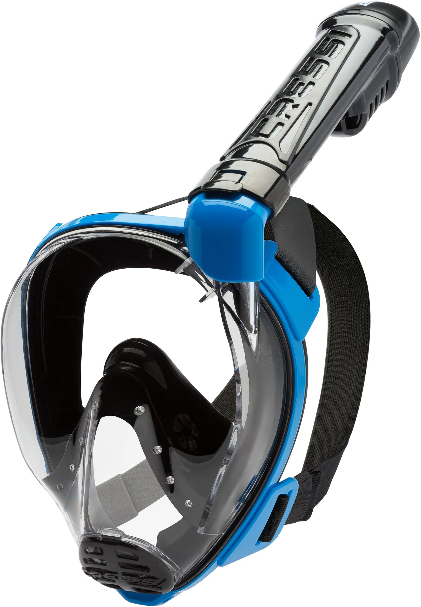 Cressi Baron Full Face Snorkel Mask in Black/Blue