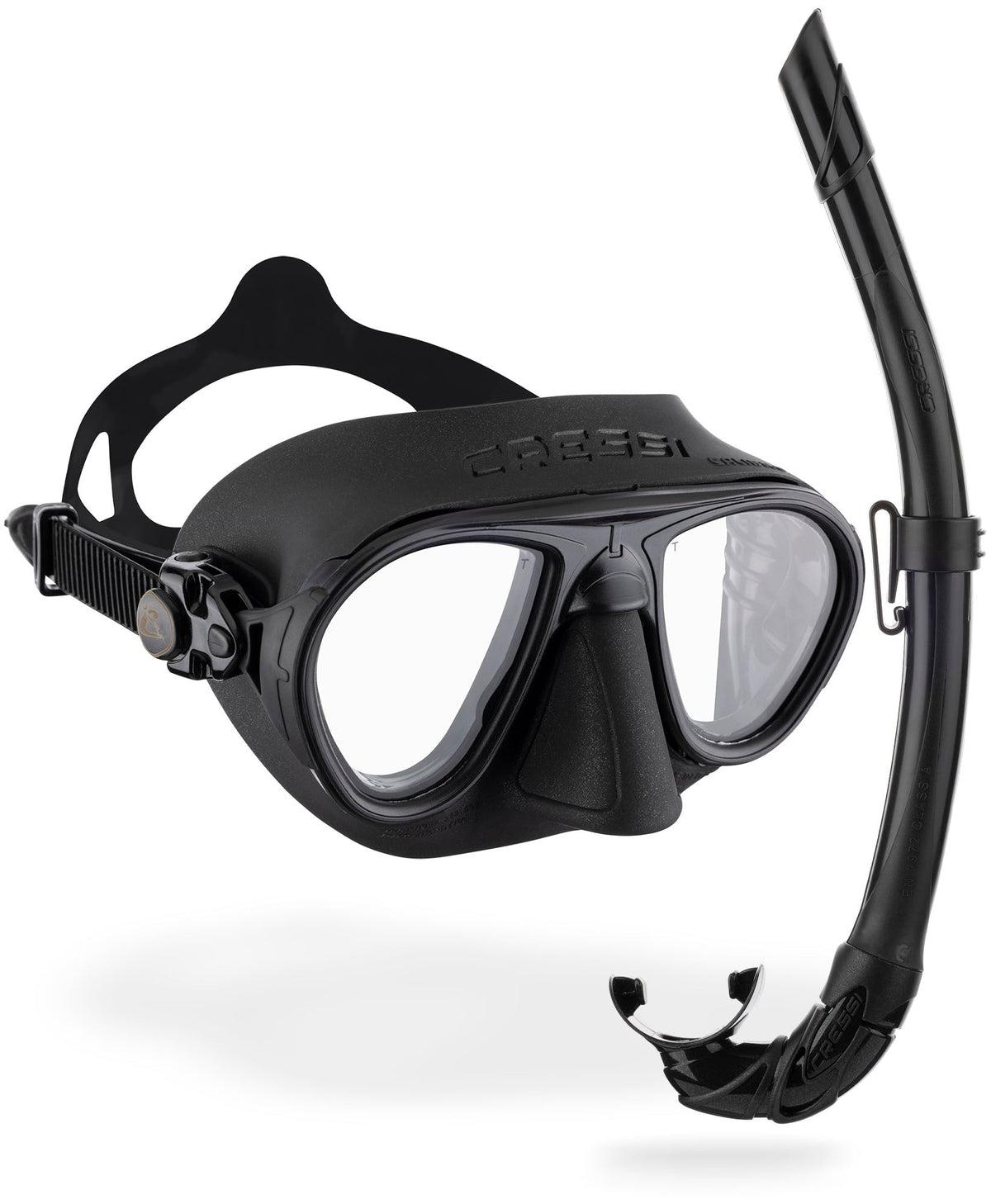 Cressi Calibro + Corsica Mask & Snorkel Set in Black