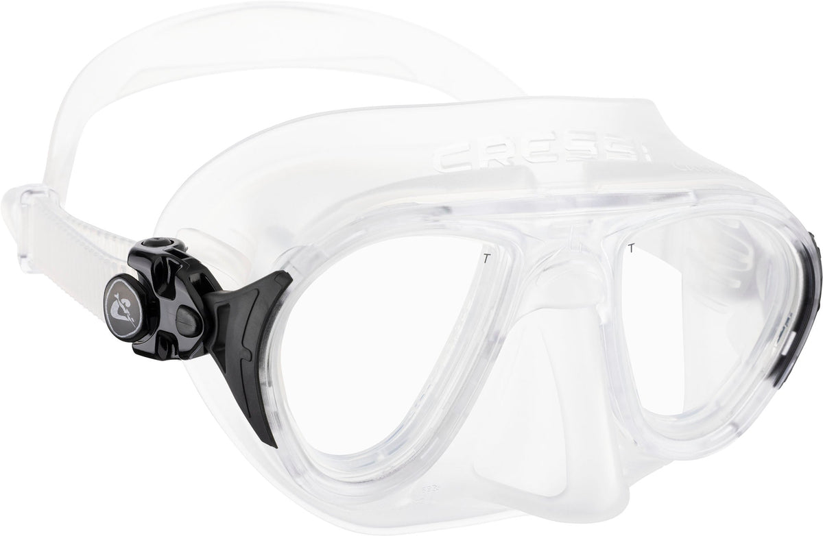 Cressi Calibro Dive Mask – Low Volume Anti-Fog Mask in Clear