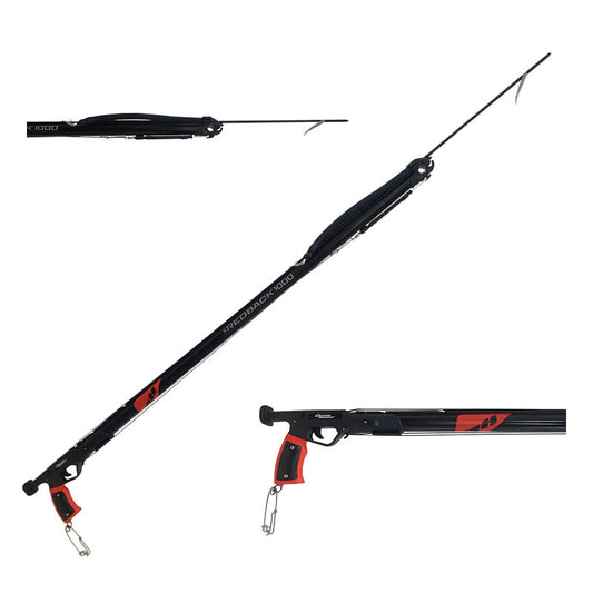 Ocean Hunter Redback Railgun long-gun composite with full length and component details