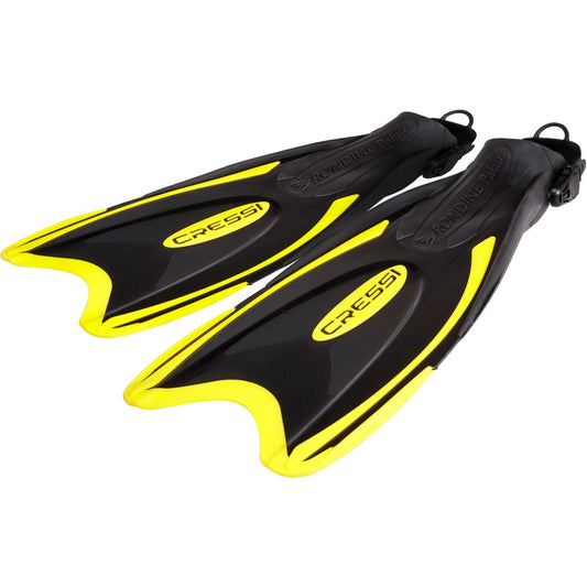 Cressi Palau Snorkelling Fins – Adjustable Travel Open Heel Fins
