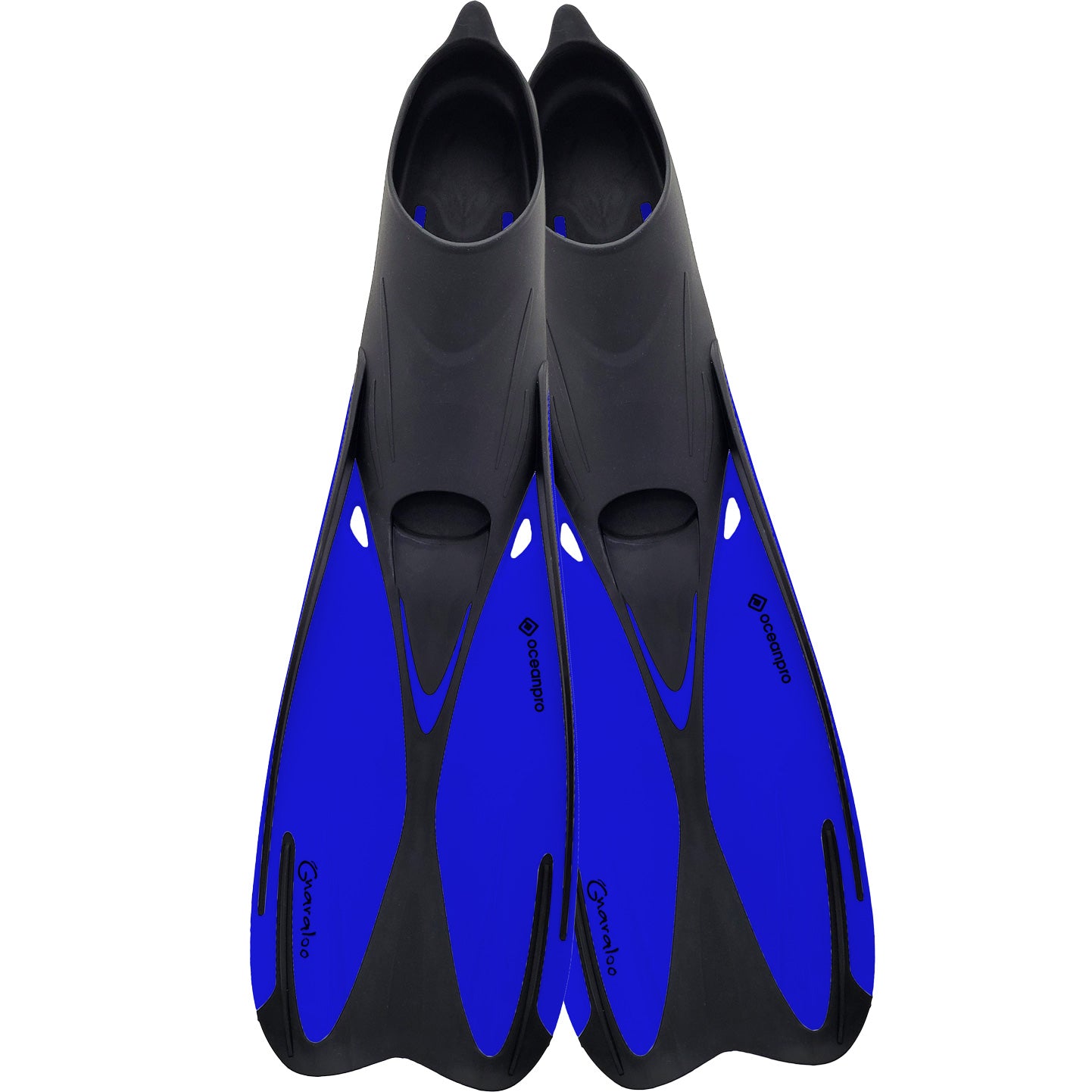 Oceanpro Gnaraloo blue full-foot snorkelling fins