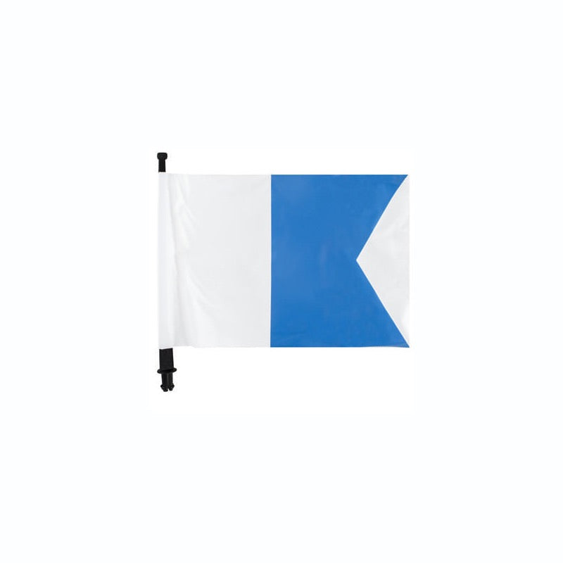 Ocean Hunter replacement flag and pole for inflatable float