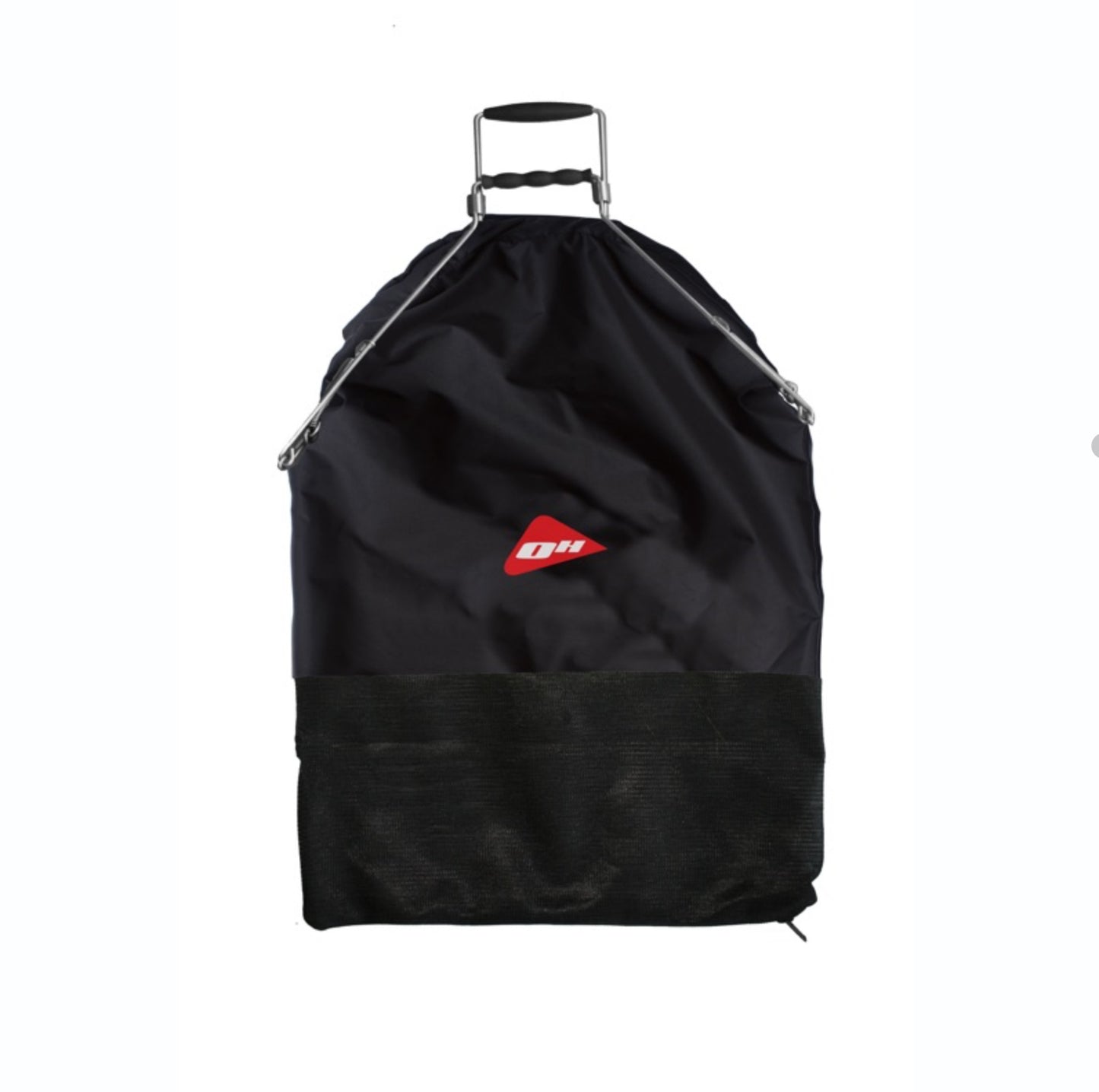 Ocean Hunter Spring Loaded Catch Bag in black with mesh base