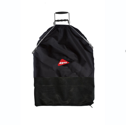 Ocean Hunter Spring Loaded Catch Bag in black with mesh base