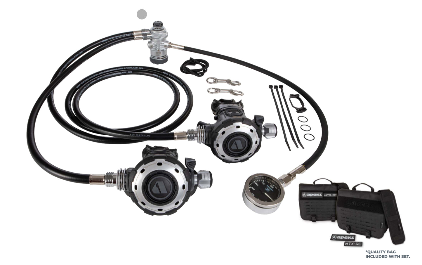 Apeks MTX-RC Long Hose Regulator Set | Technical Diving System
