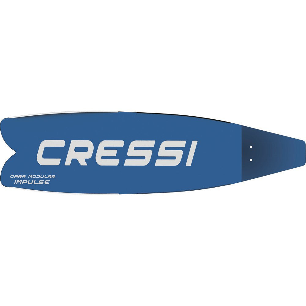 Cressi Gara Modular Impulse single replacement blade in Blue Metal
