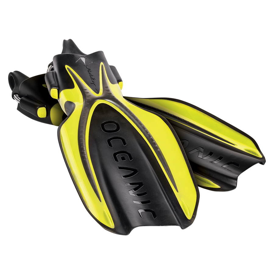 Oceanic - Manta Ray Fins Yellow/Black XL