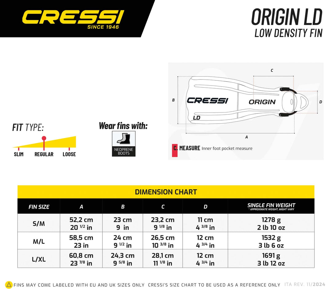 Cressi - Origin LD Fins