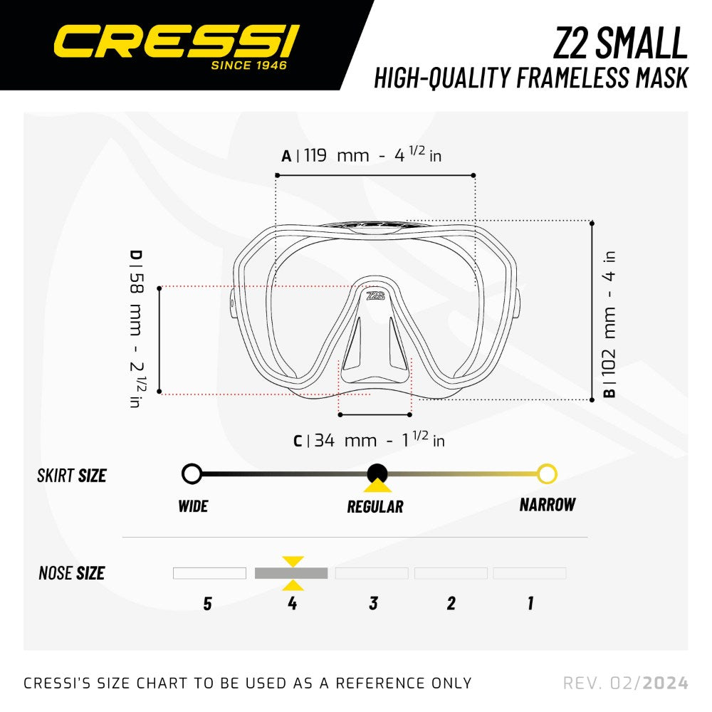 Cressi - Z2 Small Mask