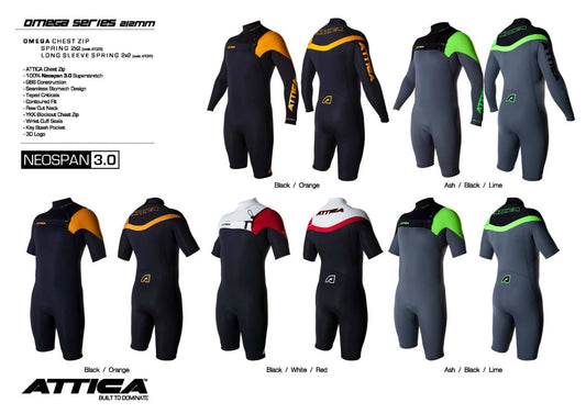 Attica Omega 2/2mm Springsuit (Clearance)