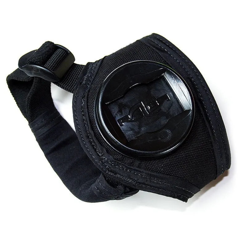 Razor Hand Mount showing adjustable hand strap and light holder