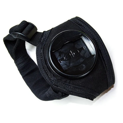 Razor Hand Mount showing adjustable hand strap and light holder