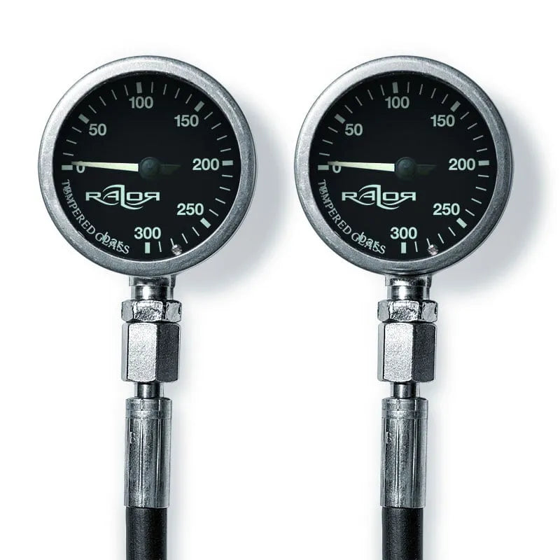 Razor SPG Bar paired sidemount gauge set