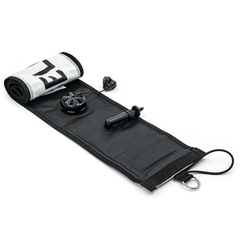 Razor Black/White DSMB unrolled with inflation valve and open bottom