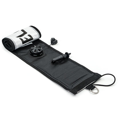 Razor Black/White DSMB unrolled with inflation valve and open bottom