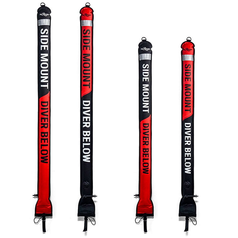 Razor DSMBs in Black/Orange across 150 cm and 180 cm sizes