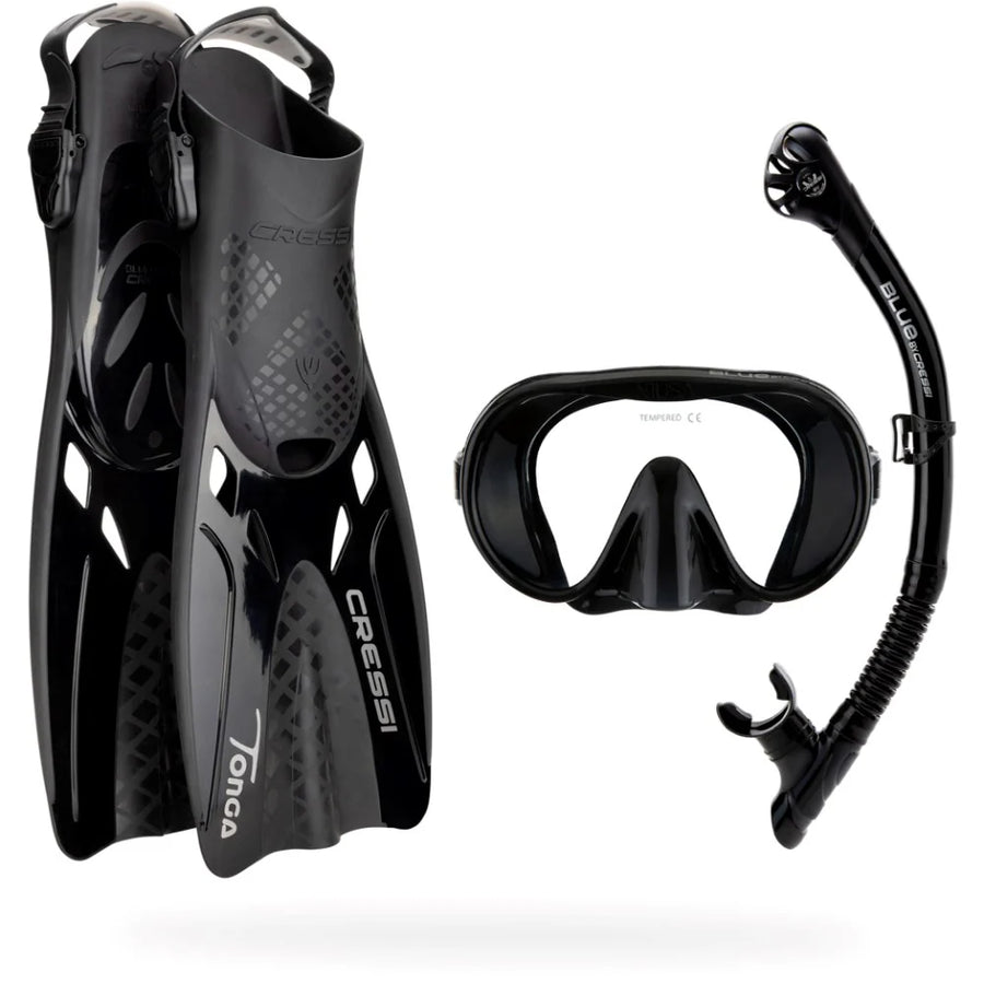 Cressi Musa Explorer Snorkelling Set | Travel Snorkel Gear Set