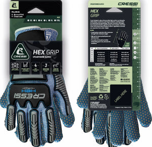 Cressi Hex Grip Gloves | Spearfishing & Cray Catching Gloves