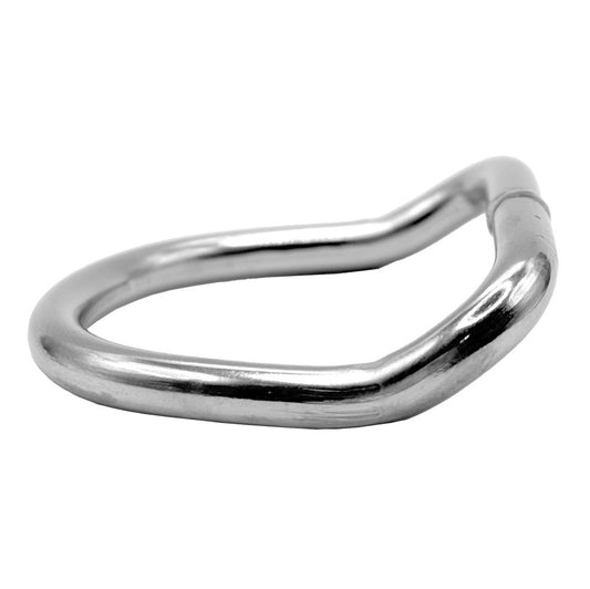 Cressi SS D-Ring Bent – 50mm x 5mm