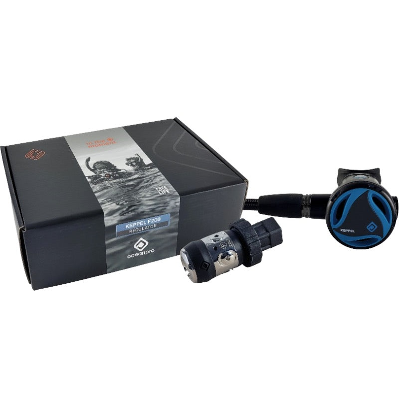 Ocean Pro Keppel F200 Regulator Set | DIN or Yoke