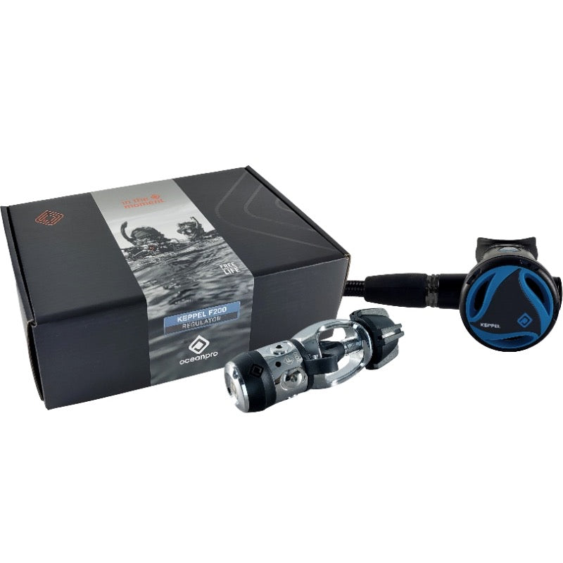Ocean Pro Keppel F200 Regulator Set | DIN or Yoke