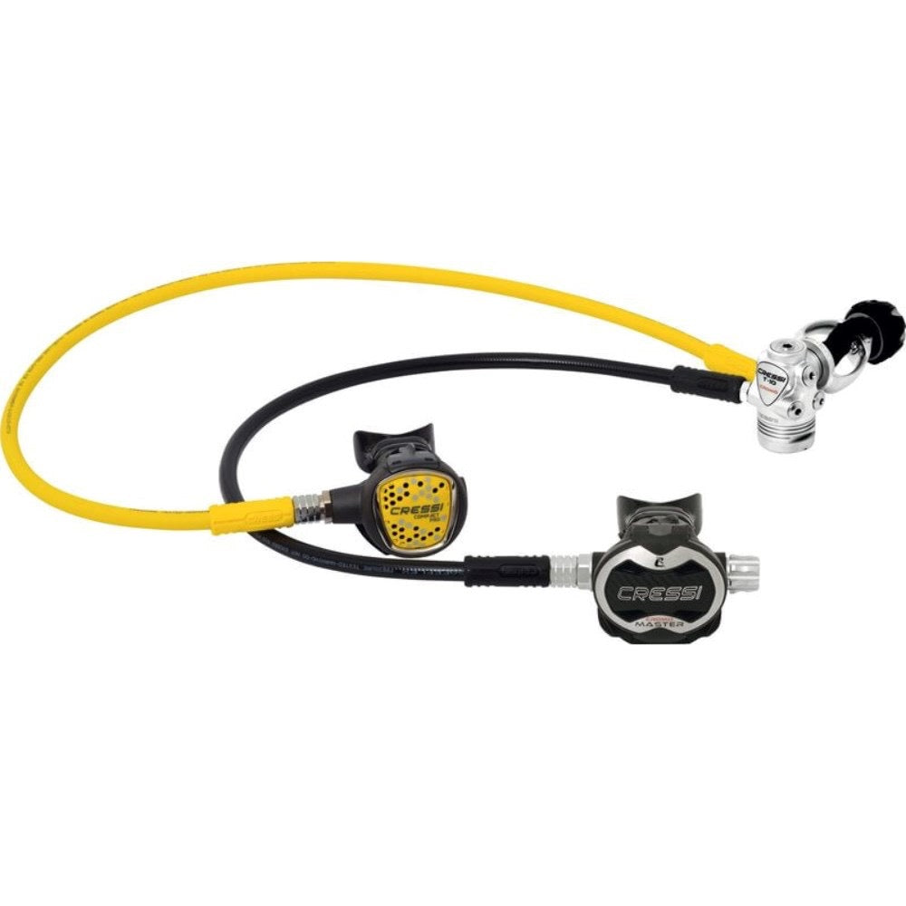 Cressi T10 SC Master Cromo Regulator Set | Premium Scuba Regulator