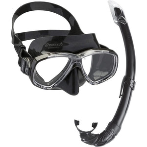 Cressi Perla Snorkelling Set – Mask & Dry-Top Snorkel Combo