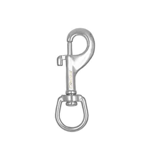 Cressi SS Bolt Snap w/Swivels – 87mm