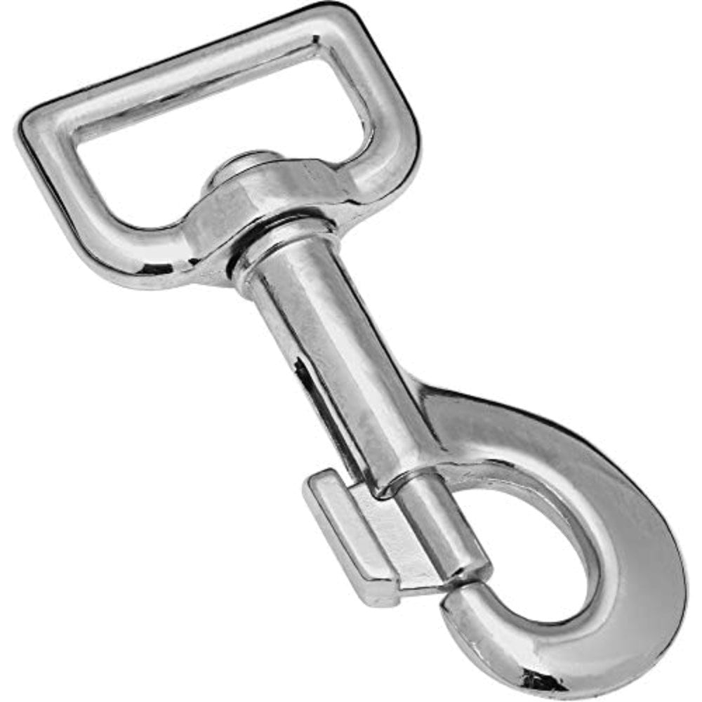 Cressi SS Bolt Snap w/Swivels – 82mm / Flat Swivel