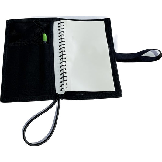 Cressi Wet Notebook open with waterproof pages and protective cover