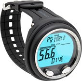 Cressi Giotto dive computer in black and grey