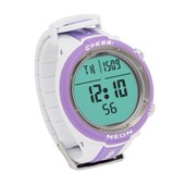 Cressi Neon dive computer in white and lilac