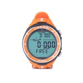 Cressi King freediving computer in orange