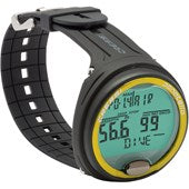 Cressi Donatello dive computer in black and yellow