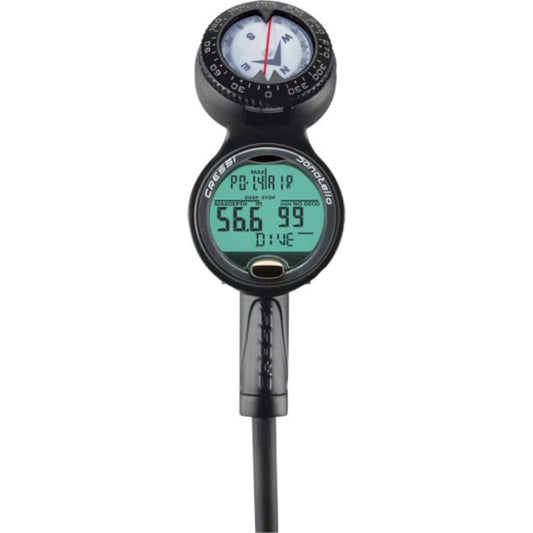Cressi Donatello Console 3 dive computer with metric SPG and analogue compass