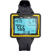 Cressi Raffaello dive computer in black and yellow