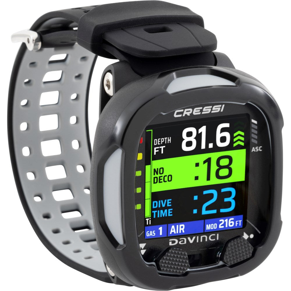 Cressi Da Vinci wrist computer front view