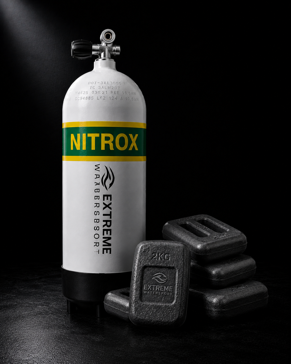 Nitrox tank and dive weights hire in Melbourne