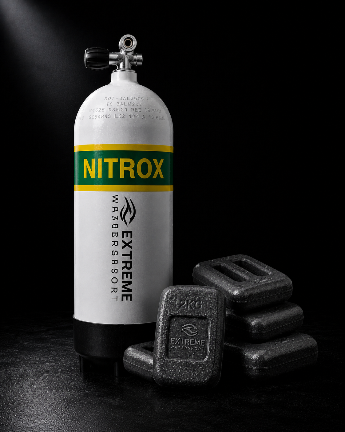 Nitrox tank and dive weights hire in Melbourne