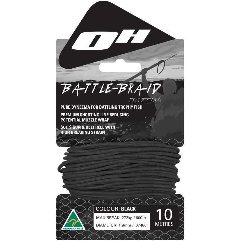 Ocean Hunter Battle-Braid Dyneema black 10m card