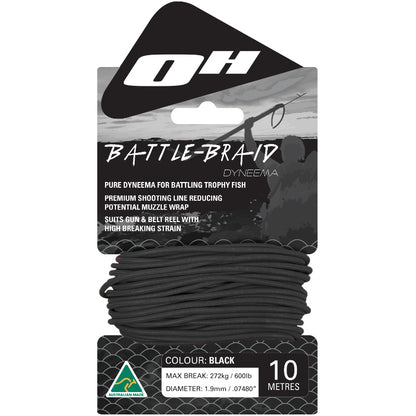 Ocean Hunter Battle-Braid Dyneema black 10m card