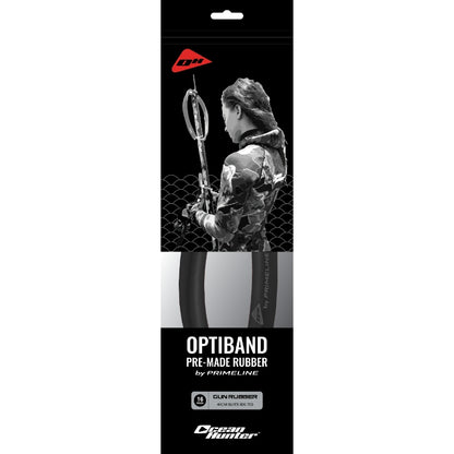 Ocean Hunter Optiband 16mm black pre-made speargun rubber