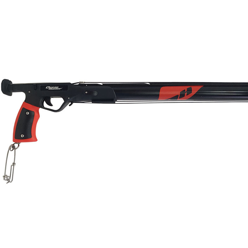 Ocean Hunter Redback Railgun handle, trigger and loading-butt detail