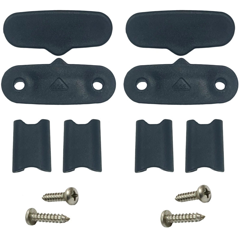 Ocean Hunter Pelagic Plus fixing kit components in black