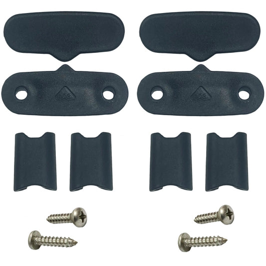 Ocean Hunter Pelagic Plus fixing kit components in black