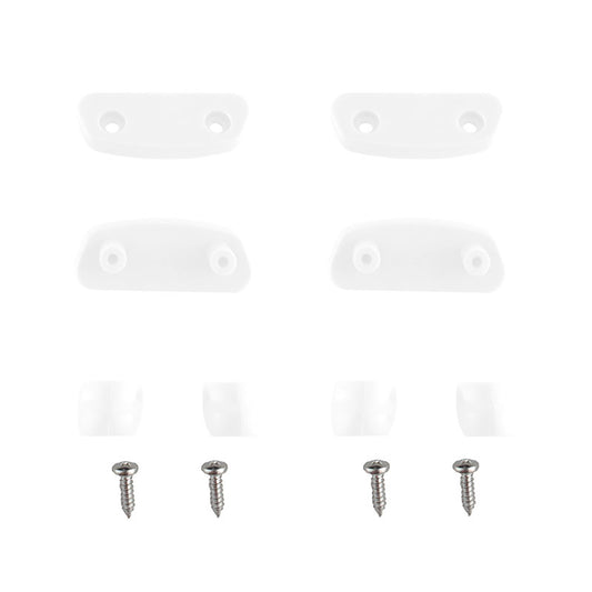 Ocean Hunter fin fixing kit components in white