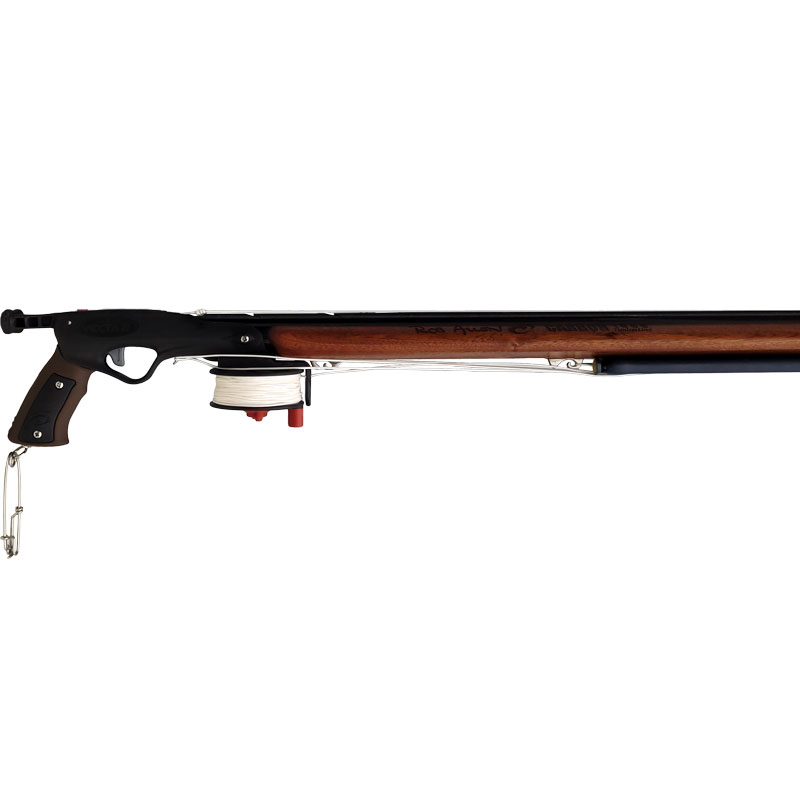 Rob Allen Timberline Roller handle and included-reel detail